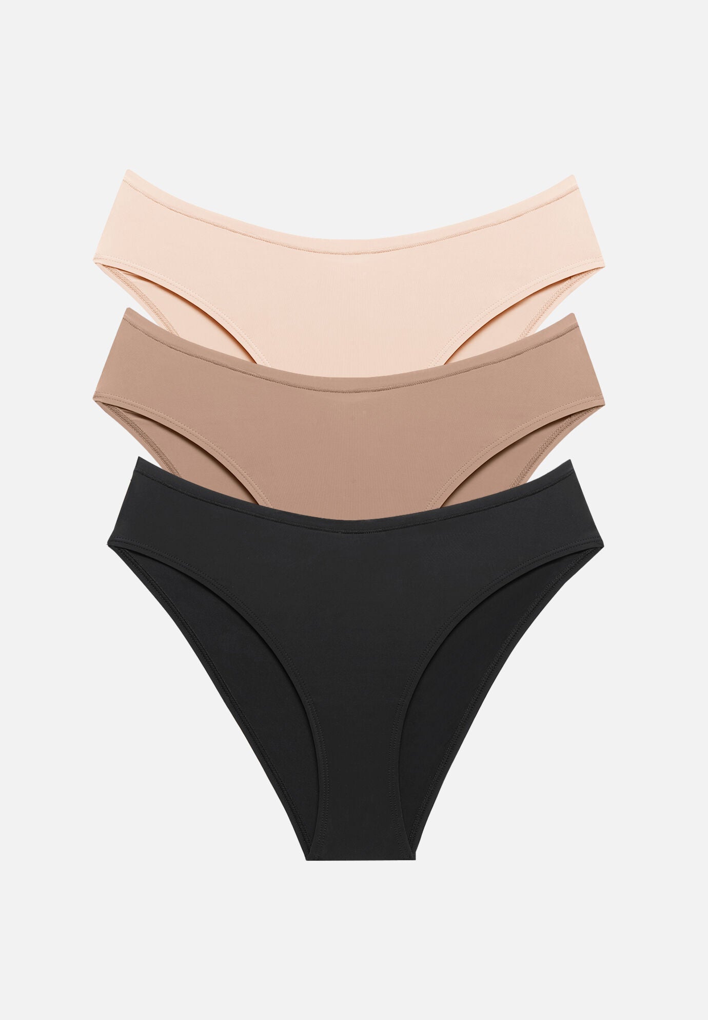 The Bikini Pack of 3 - Micro, Black, , hi-res image number 0