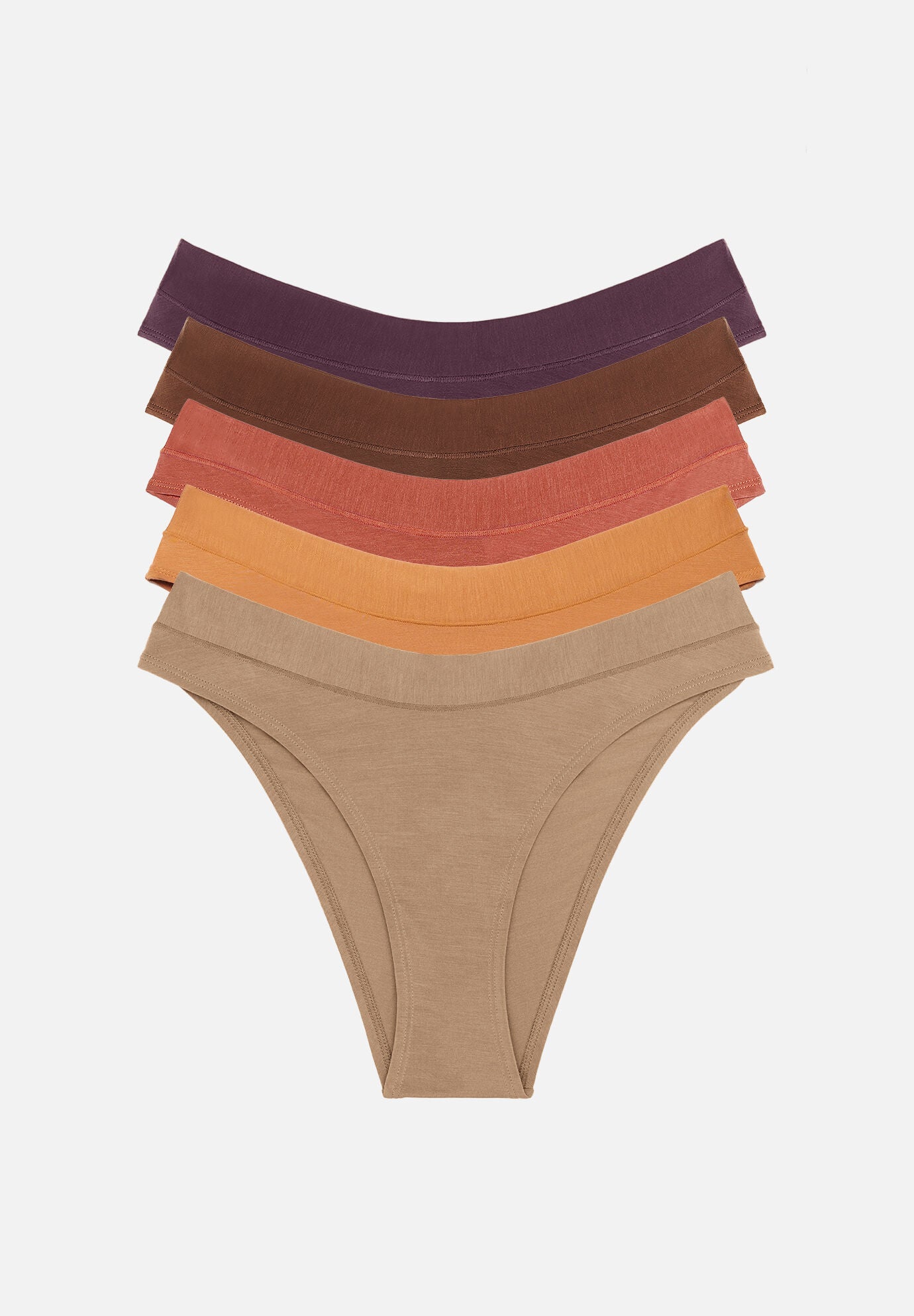 The Bikini Pack of 5 -Modal, Autumn Edit, , hi-res image number 0