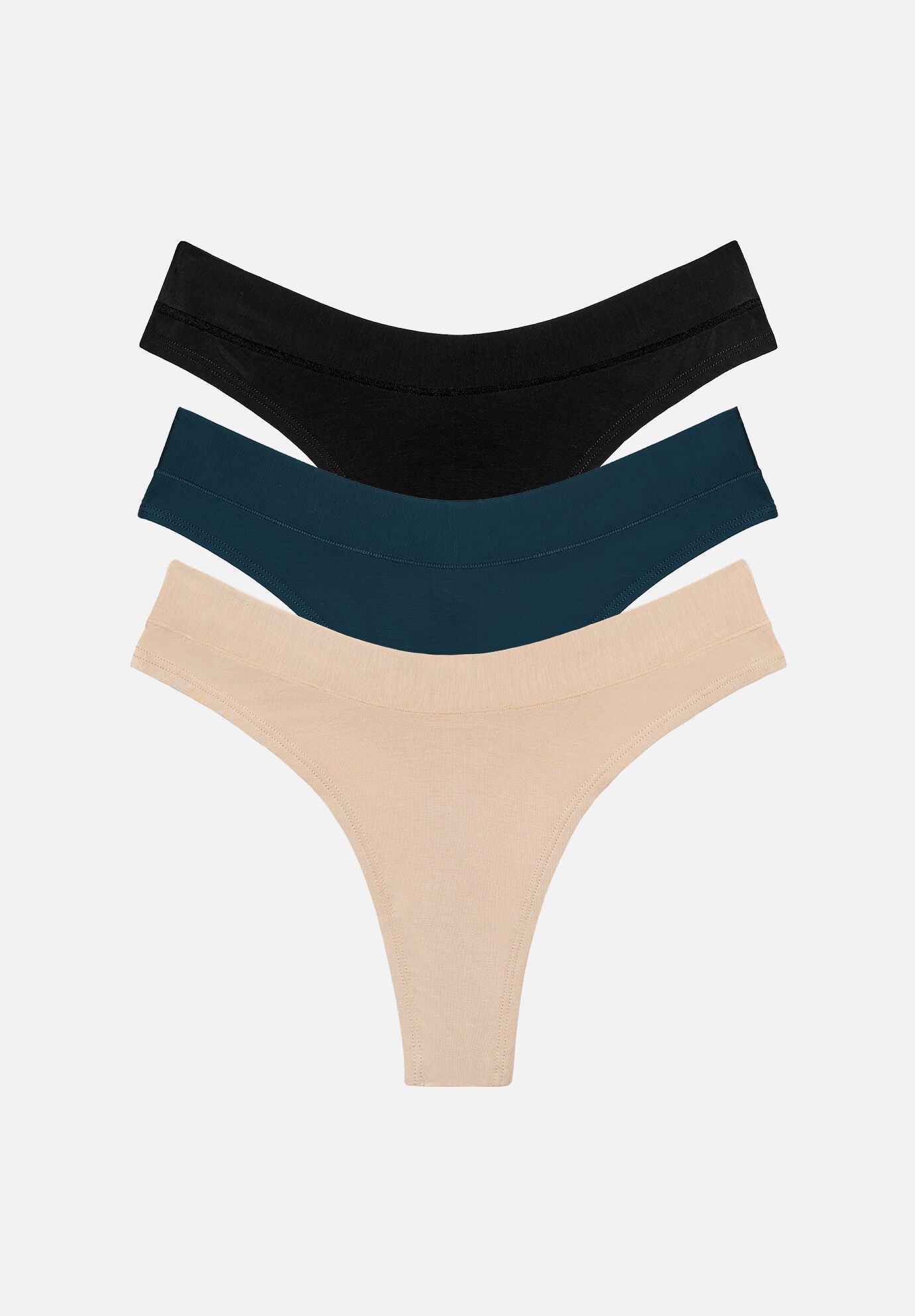 The Thong Pack of 3- Modal, , hi-res image number 0