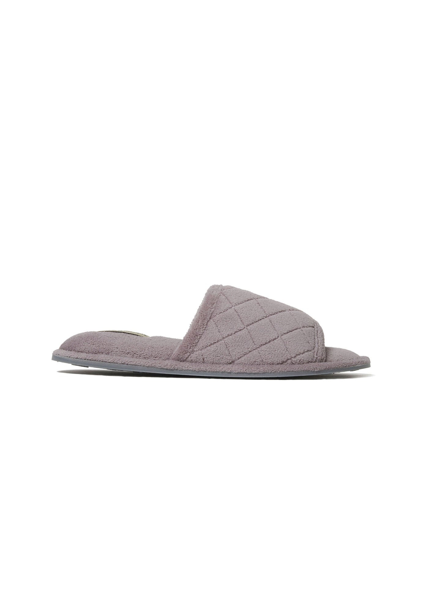 Beatrice Quilted Terry Slide Slipper, , alternate image number 2