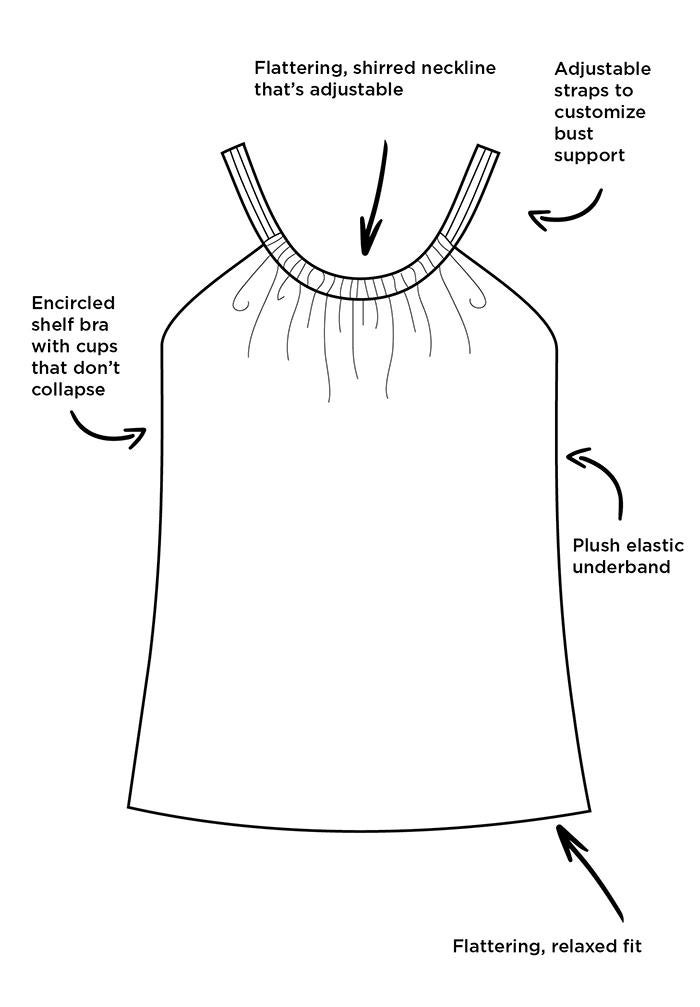 High Neck Tankini Top image number 4