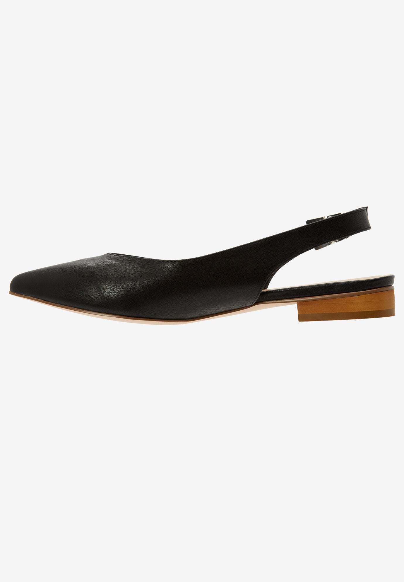Faux Leather Slingback Flat image number 3