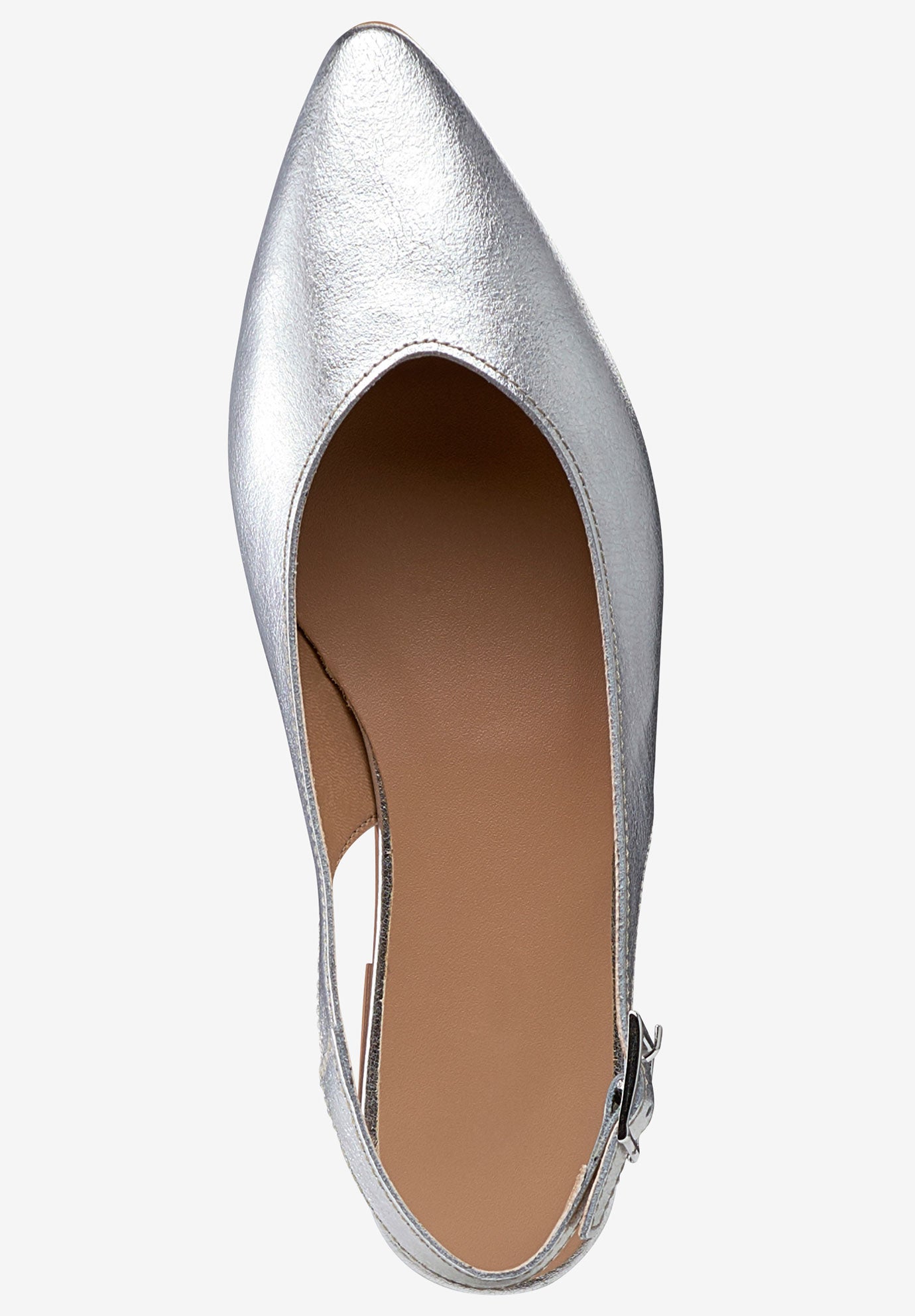 Faux Leather Slingback Flat image number 4