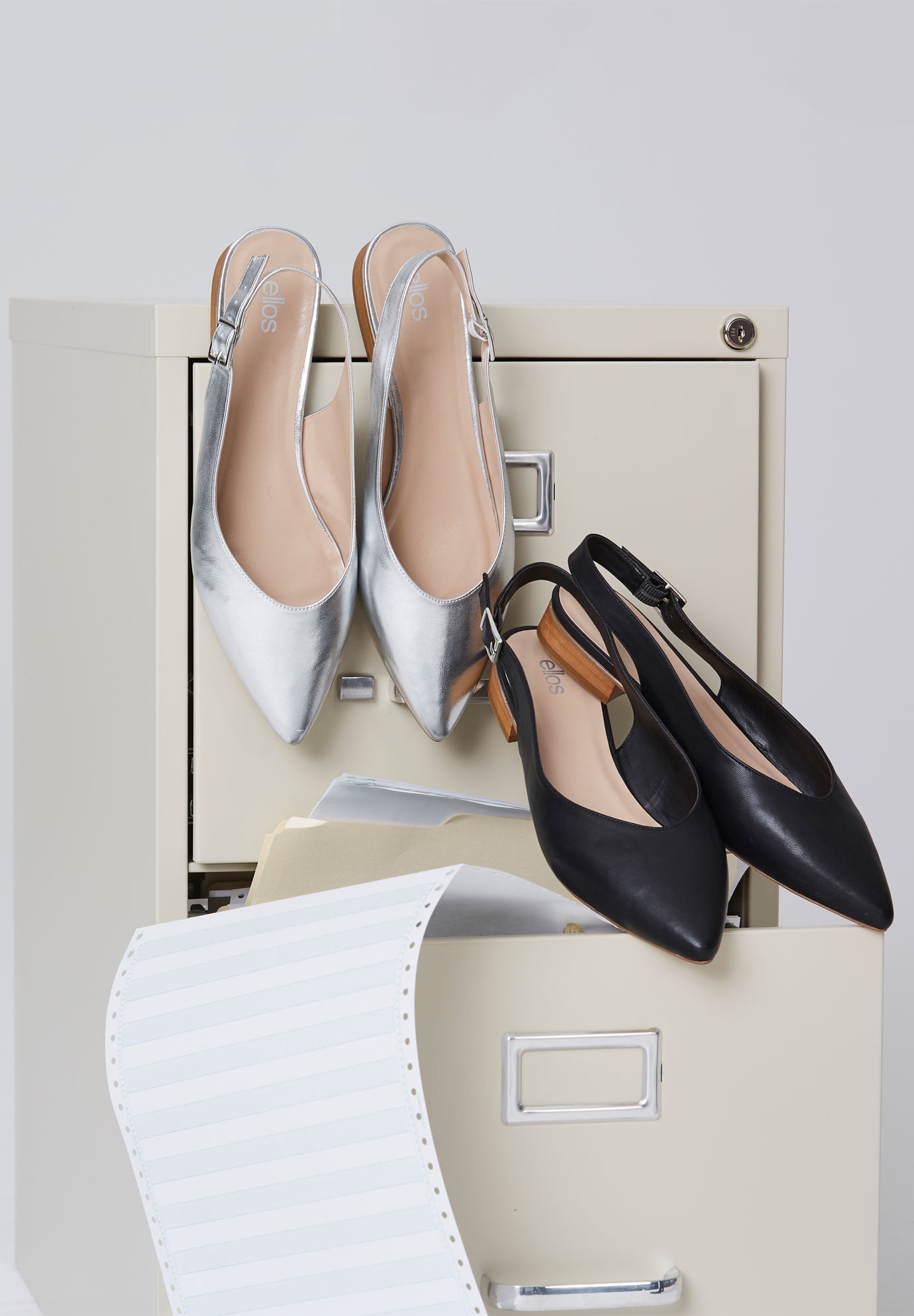 Faux Leather Slingback Flat image number 5
