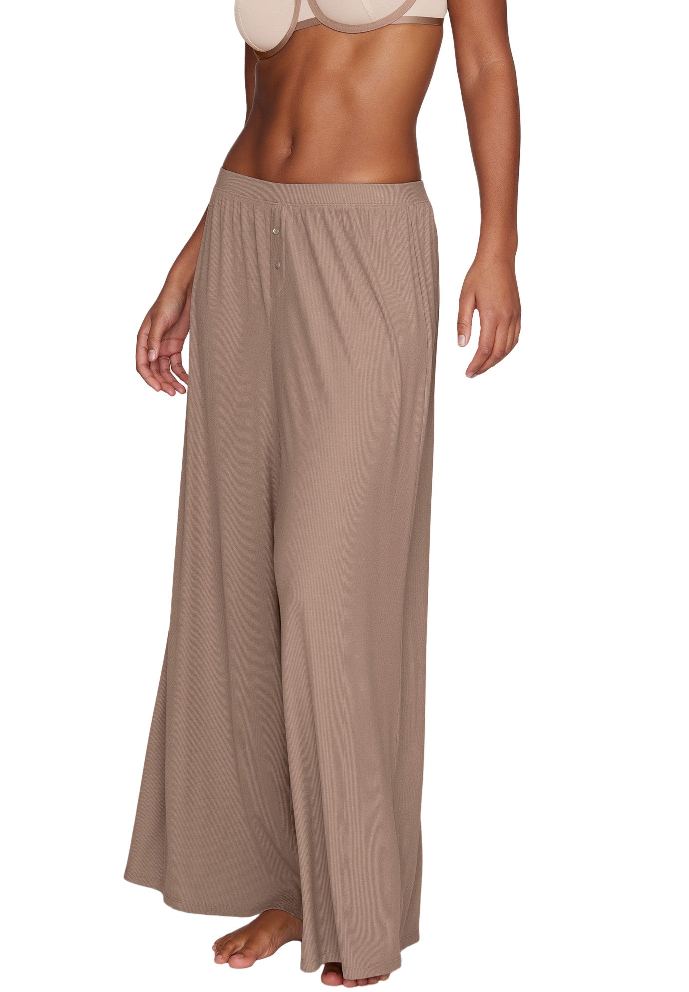 The Lounge Pant - Modal Silk Rib image number 2