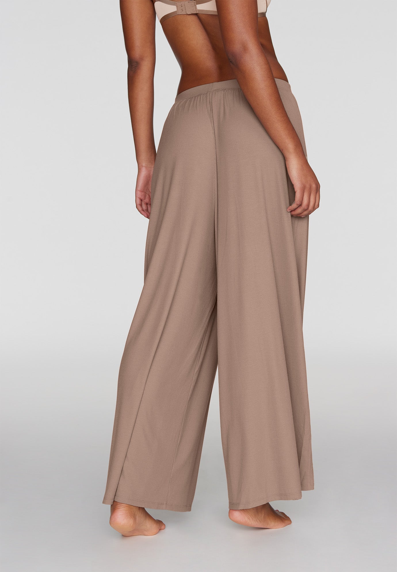 The Lounge Pant - Modal Silk Rib image number 3