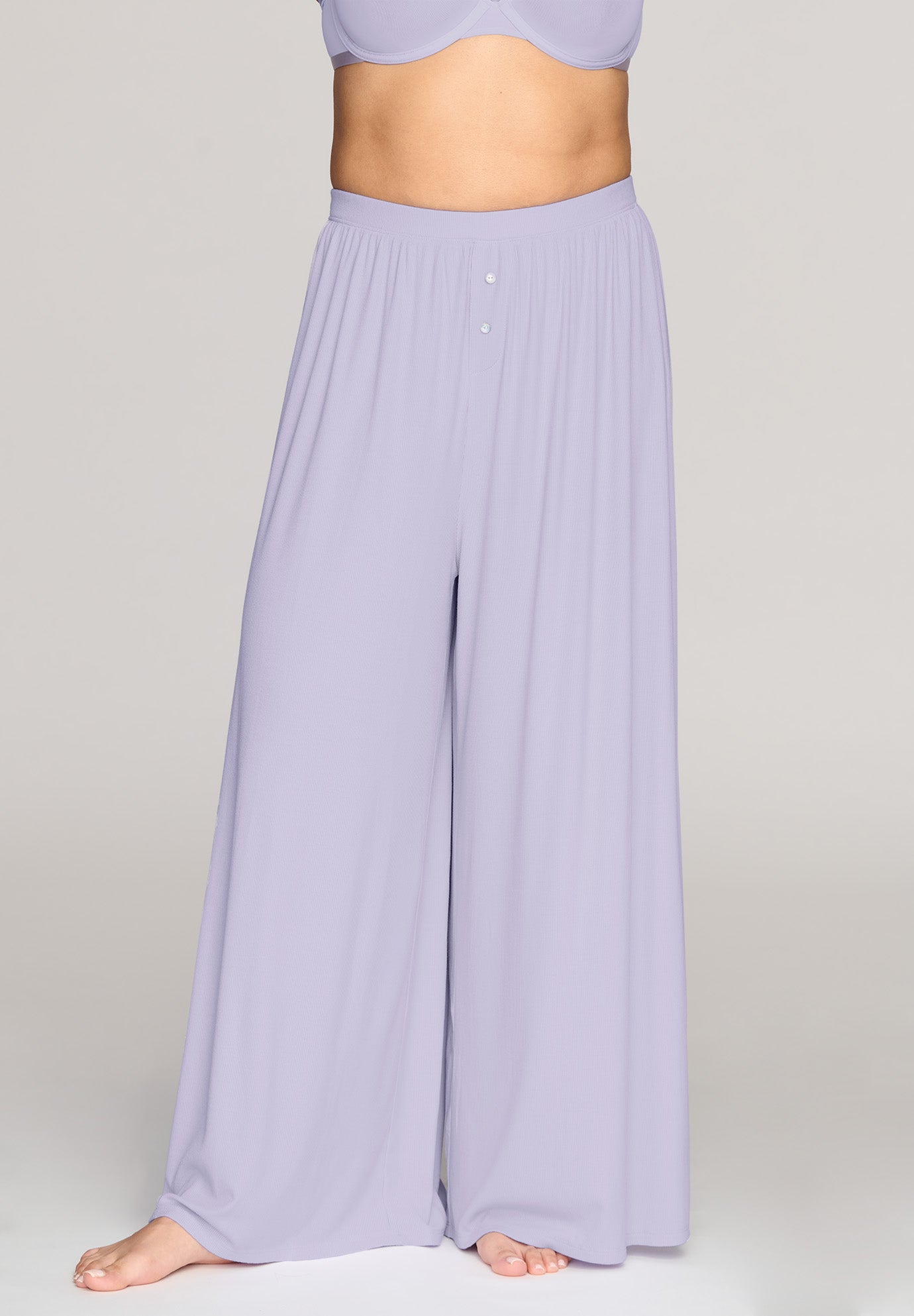 The Lounge Pant - Modal Silk Rib image number 1