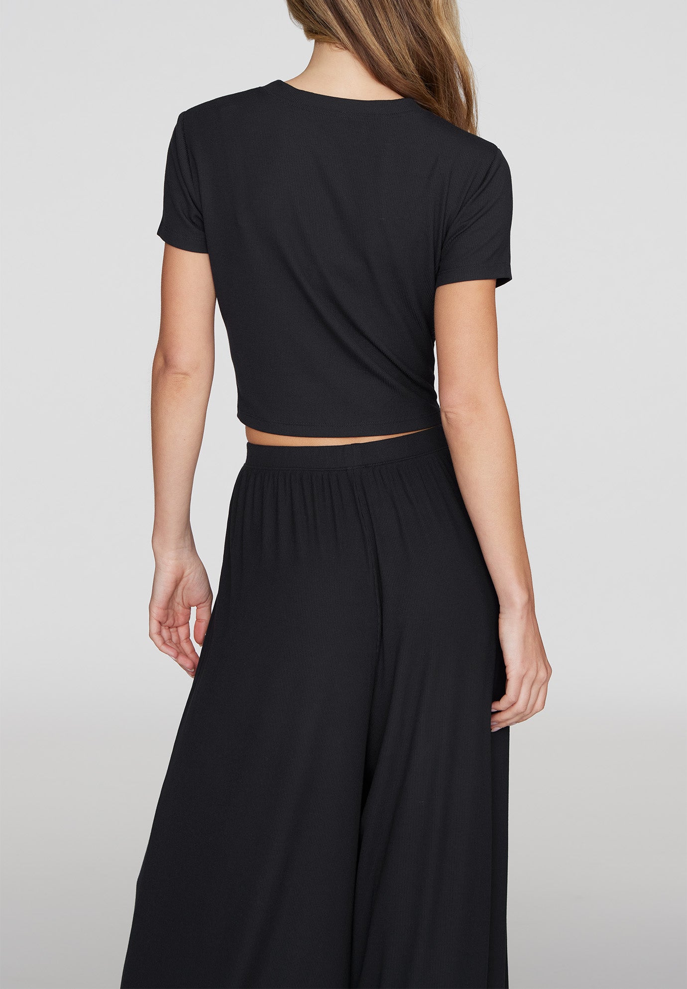 The Baby Tee - Modal Silk Rib image number 4