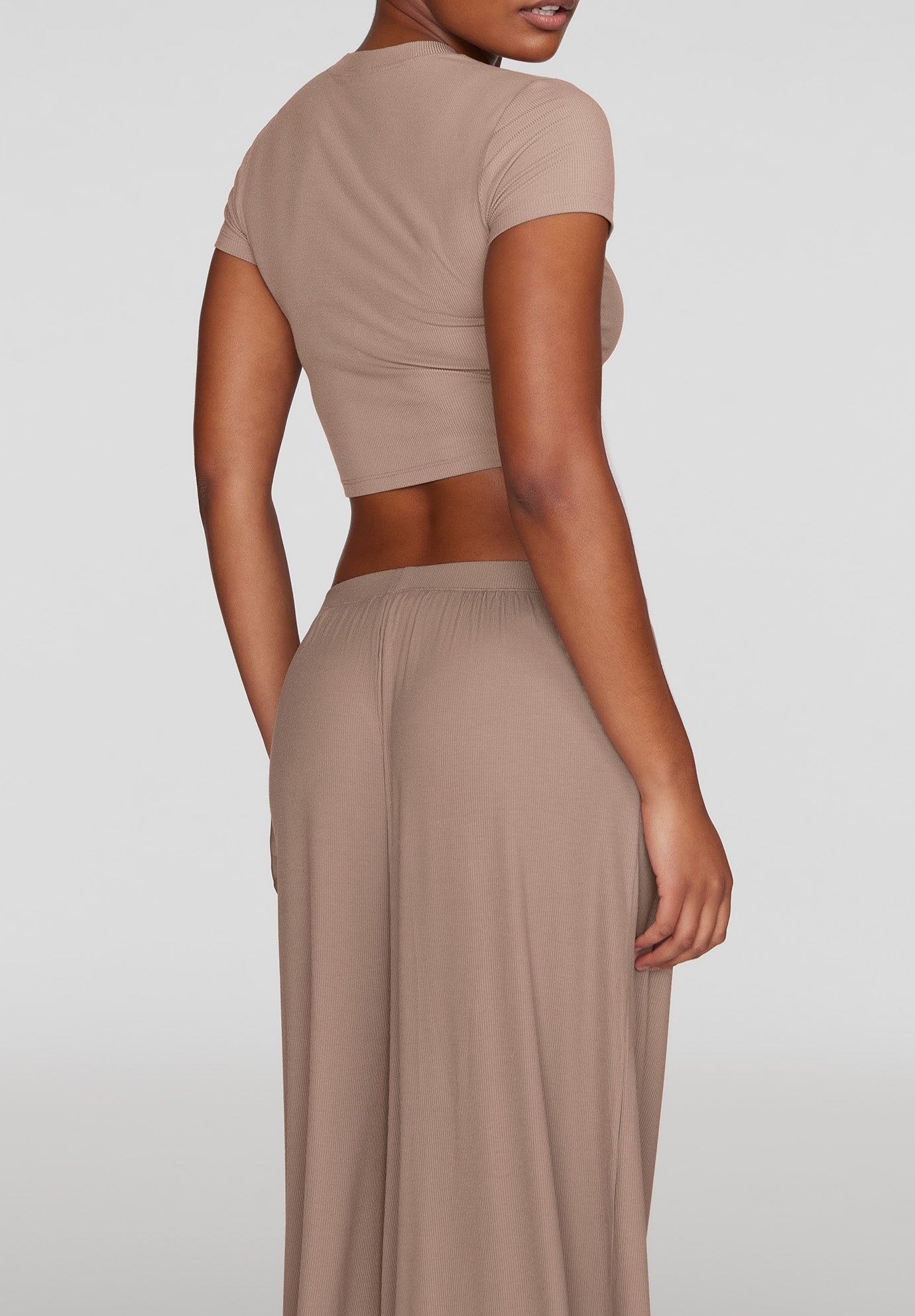The Baby Tee - Modal Silk Rib image number 4