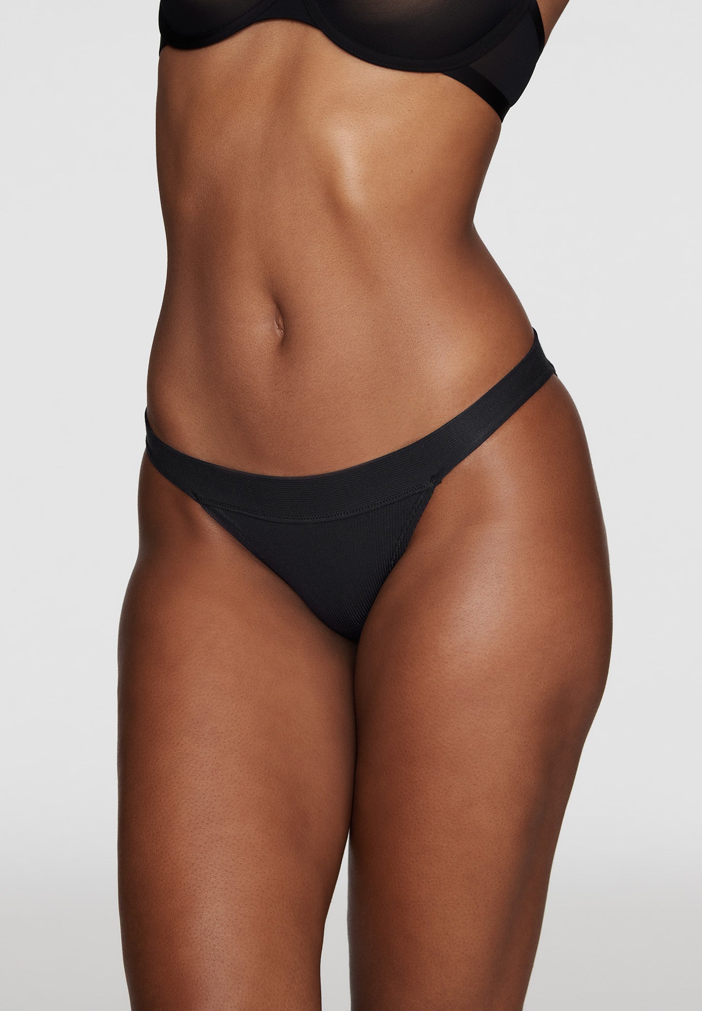 The Cheeky Bikini - Modal Silk Rib image number 0