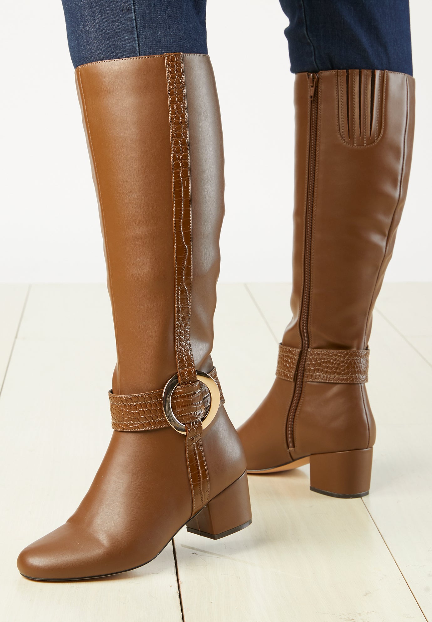 The Vale Tall Wide Calf Boot By Comfortview image number 7