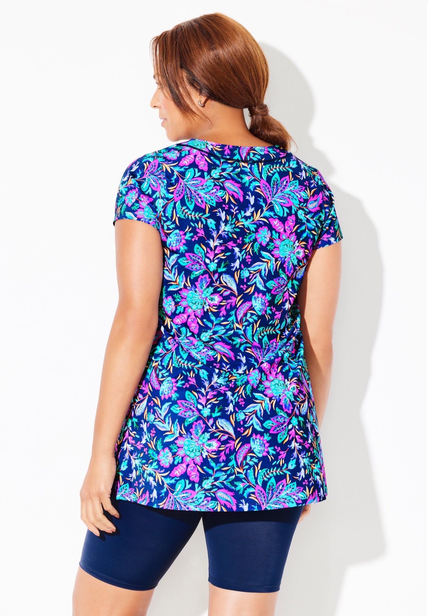 Chlorine Resistant Swim Tunic image number 1