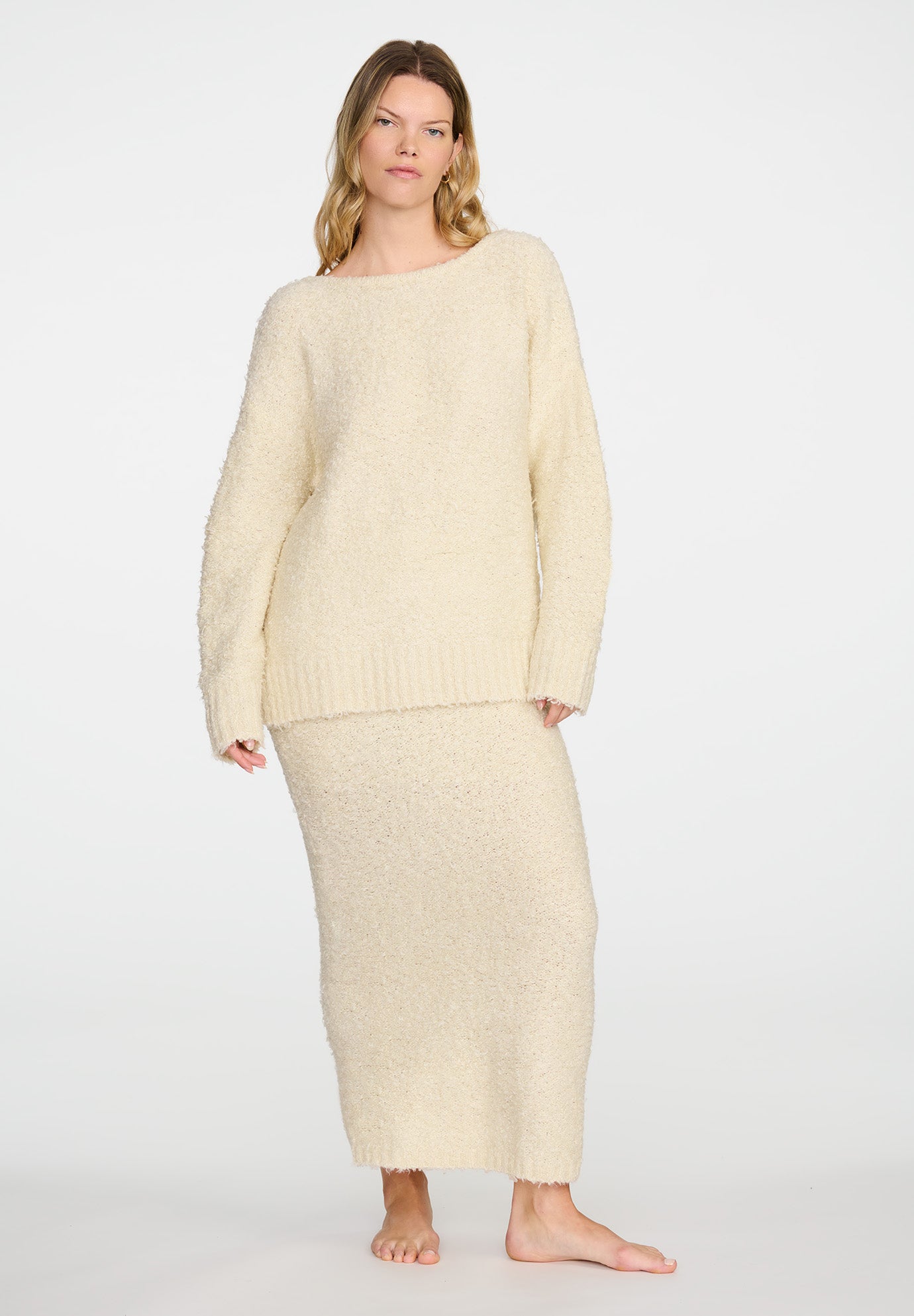  The Midi Skirt- Boucle image number 4