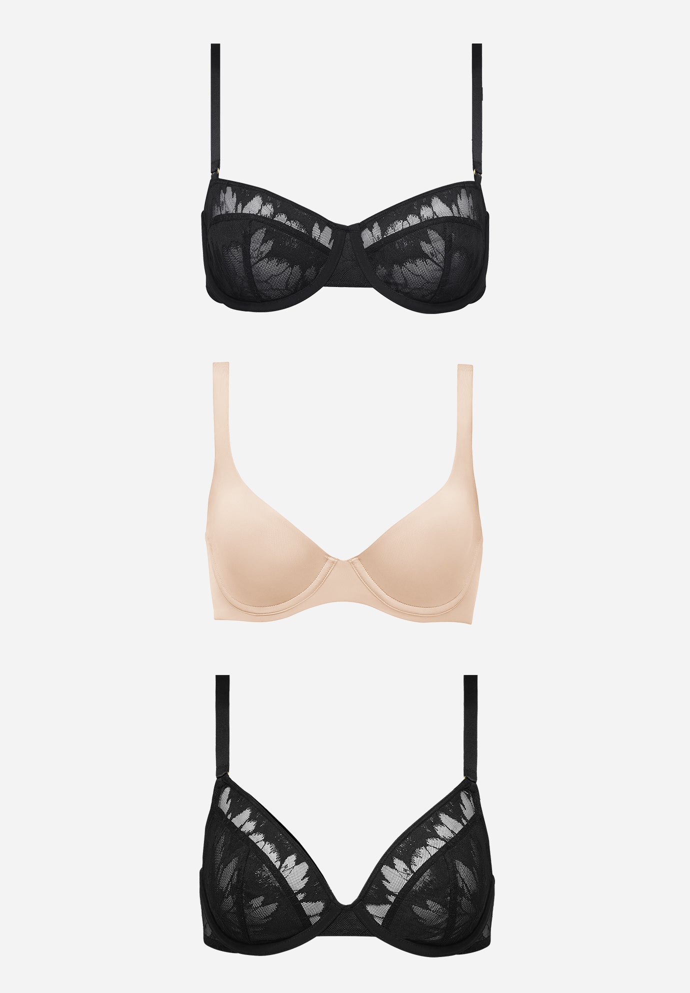 The Plunge- Floral Lace image number 6