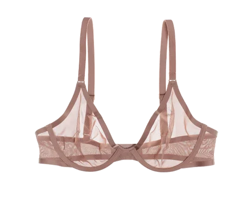 The Plunge bra - sheer sexy support design